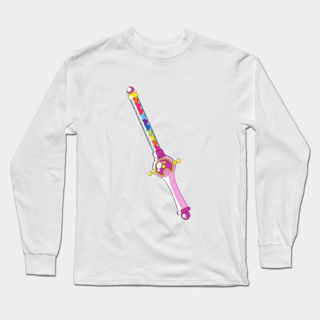 Magical Doremi Wand Long Sleeve T-Shirt by Yasimuf